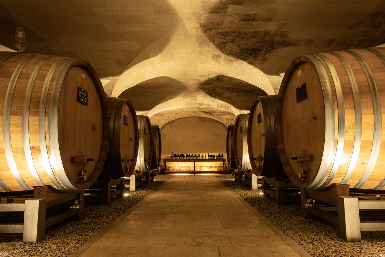 Weinkeller von Domaine Santa Duc