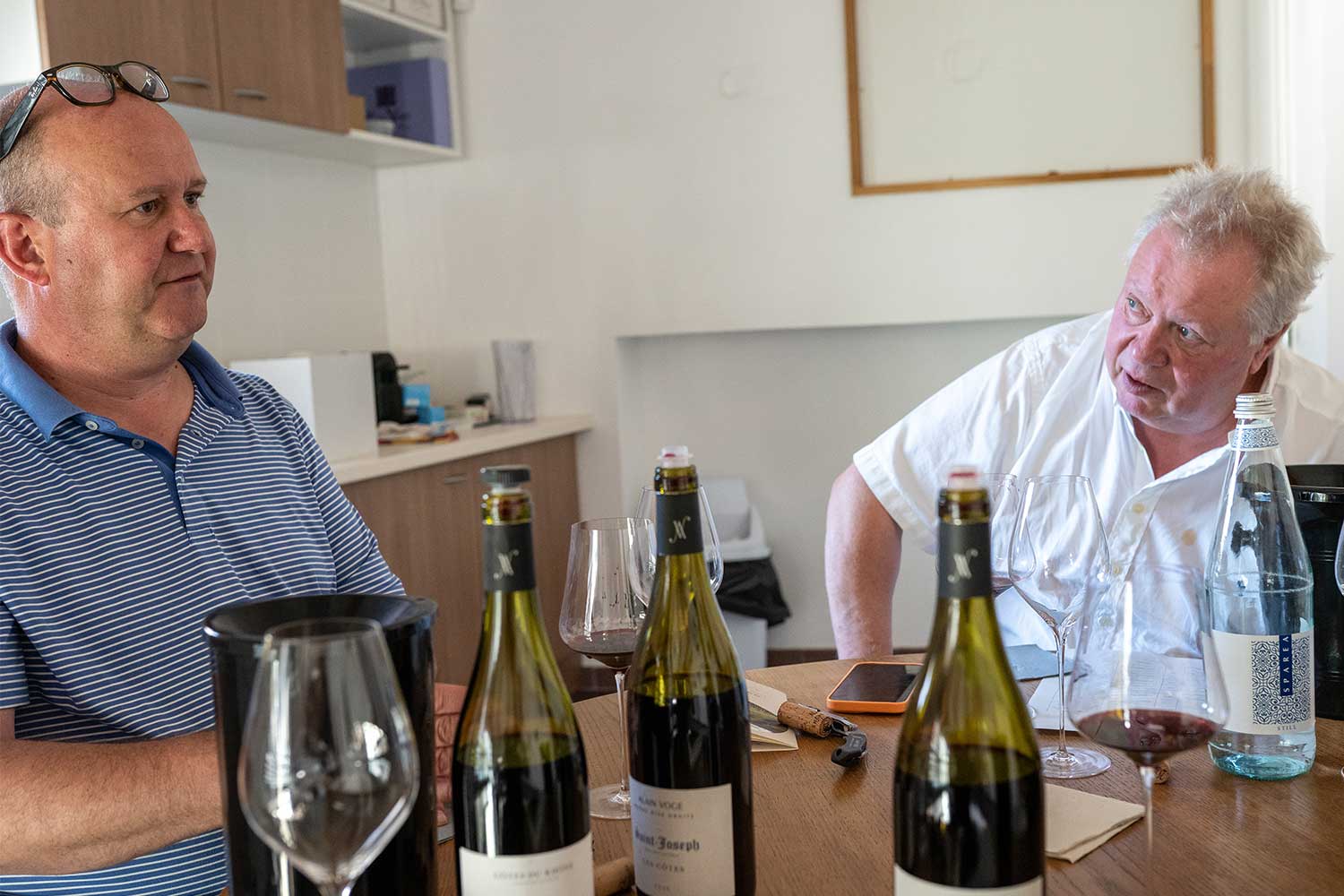 Heiner zu Gast bei Domaine Alain Voge