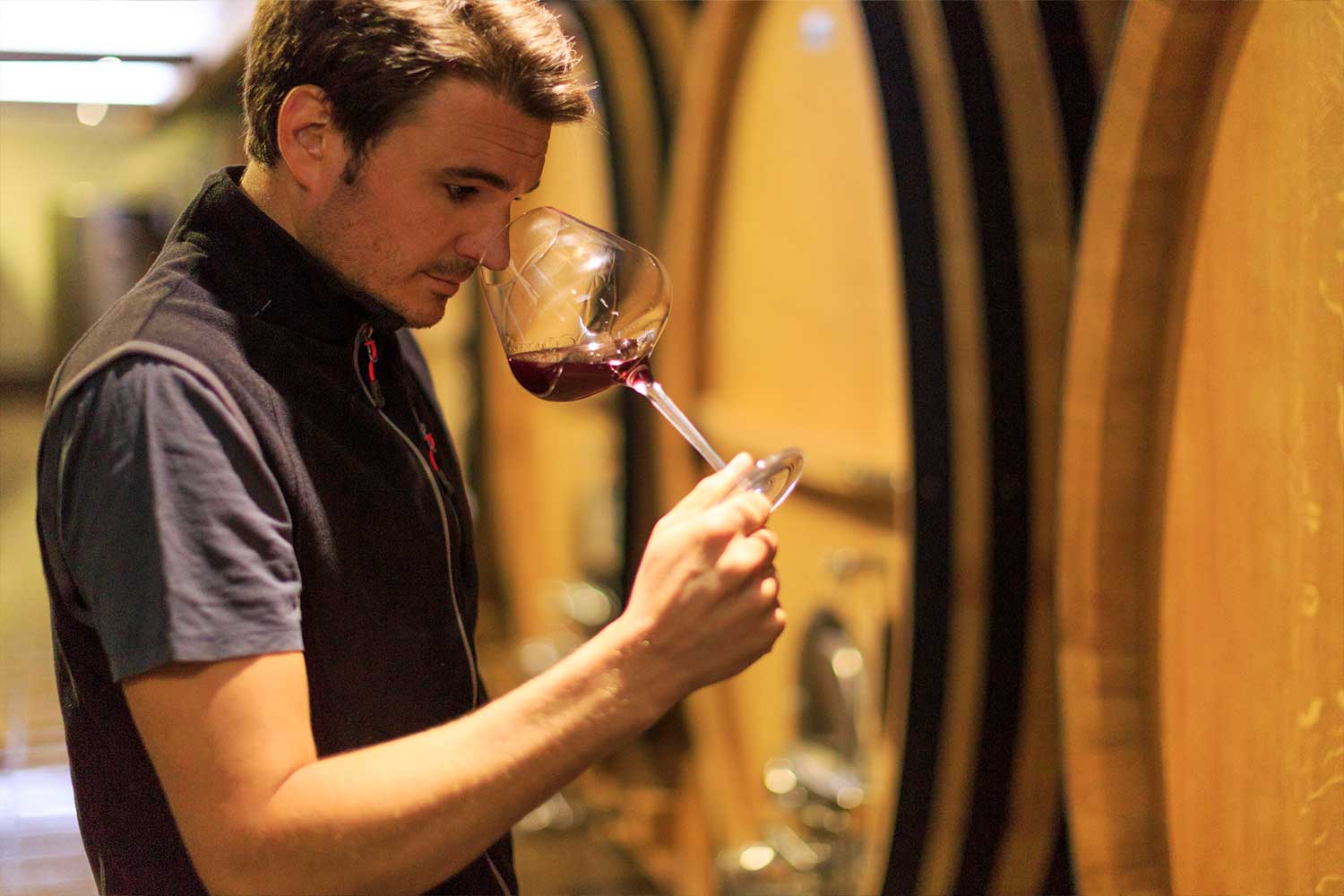 Weinprobe bei Michel Tardieu