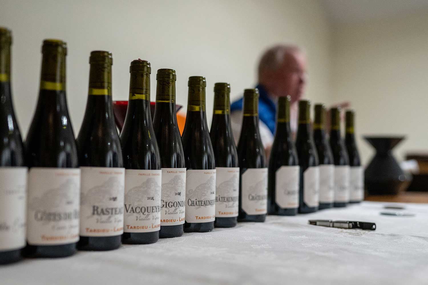 Weinprobe bei Michel Tardieu