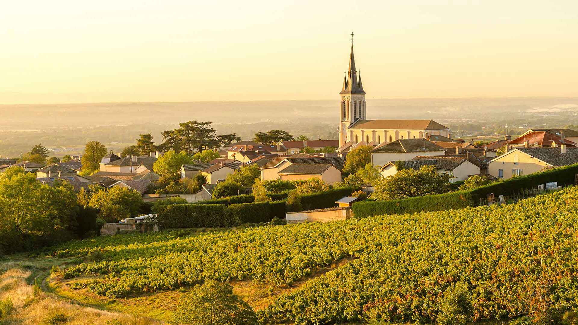 Beaujolais Dorf in der Nordrhône Beaujolais Dorf in der Nordrhône