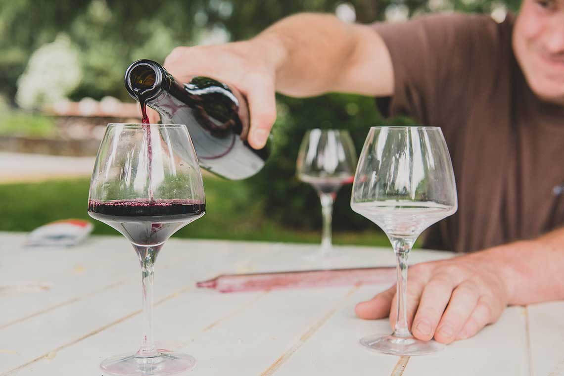 Weinprobe bei Domaine de Chevillard Weinprobe bei Domaine de Chevillard