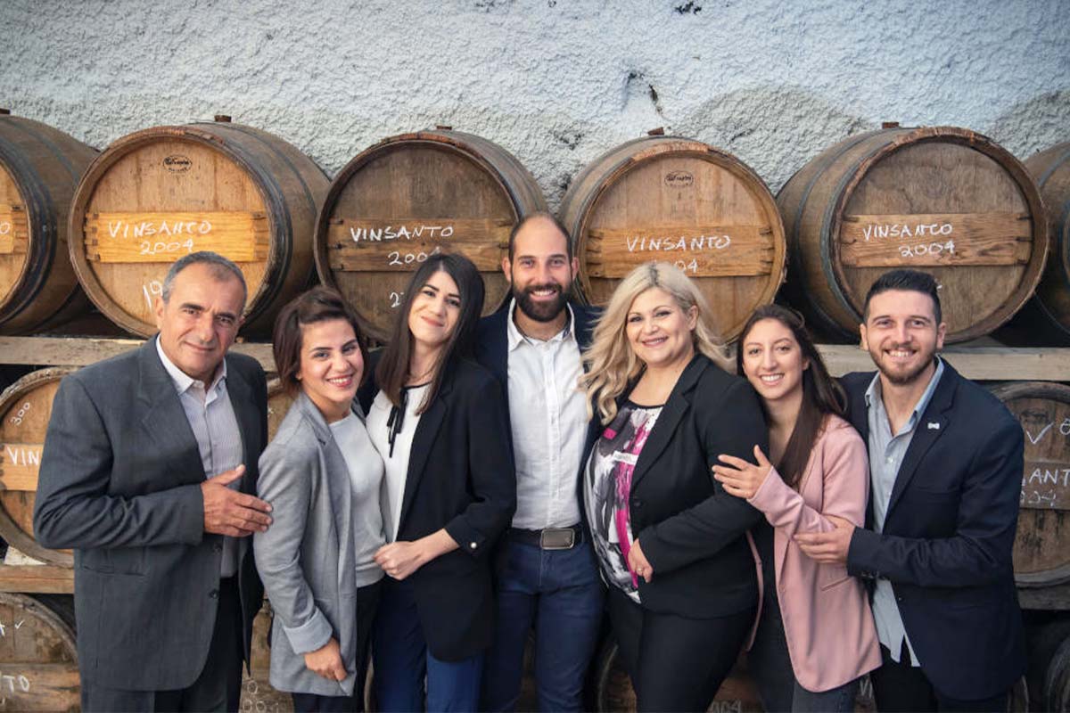 Hatzidakis bei Weinlese