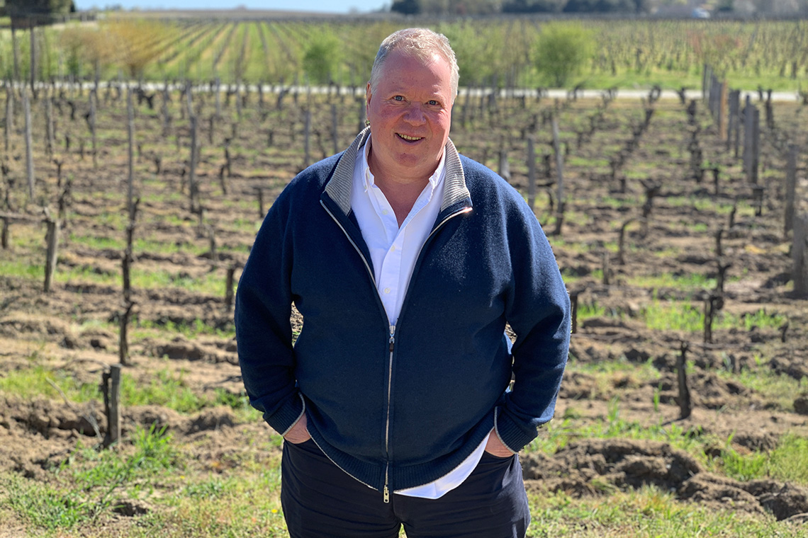 Heiner zu Besuch bei einem Weingut