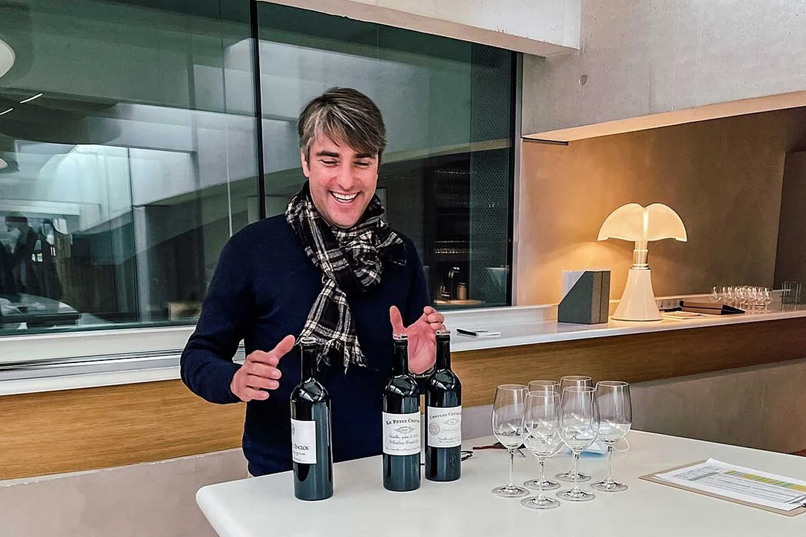Auf Cheval Blanc mit Pierre Olivier Clouet