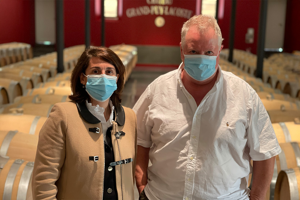 Corona-konform mit Emeline Borie auf Grand Puy Lacoste