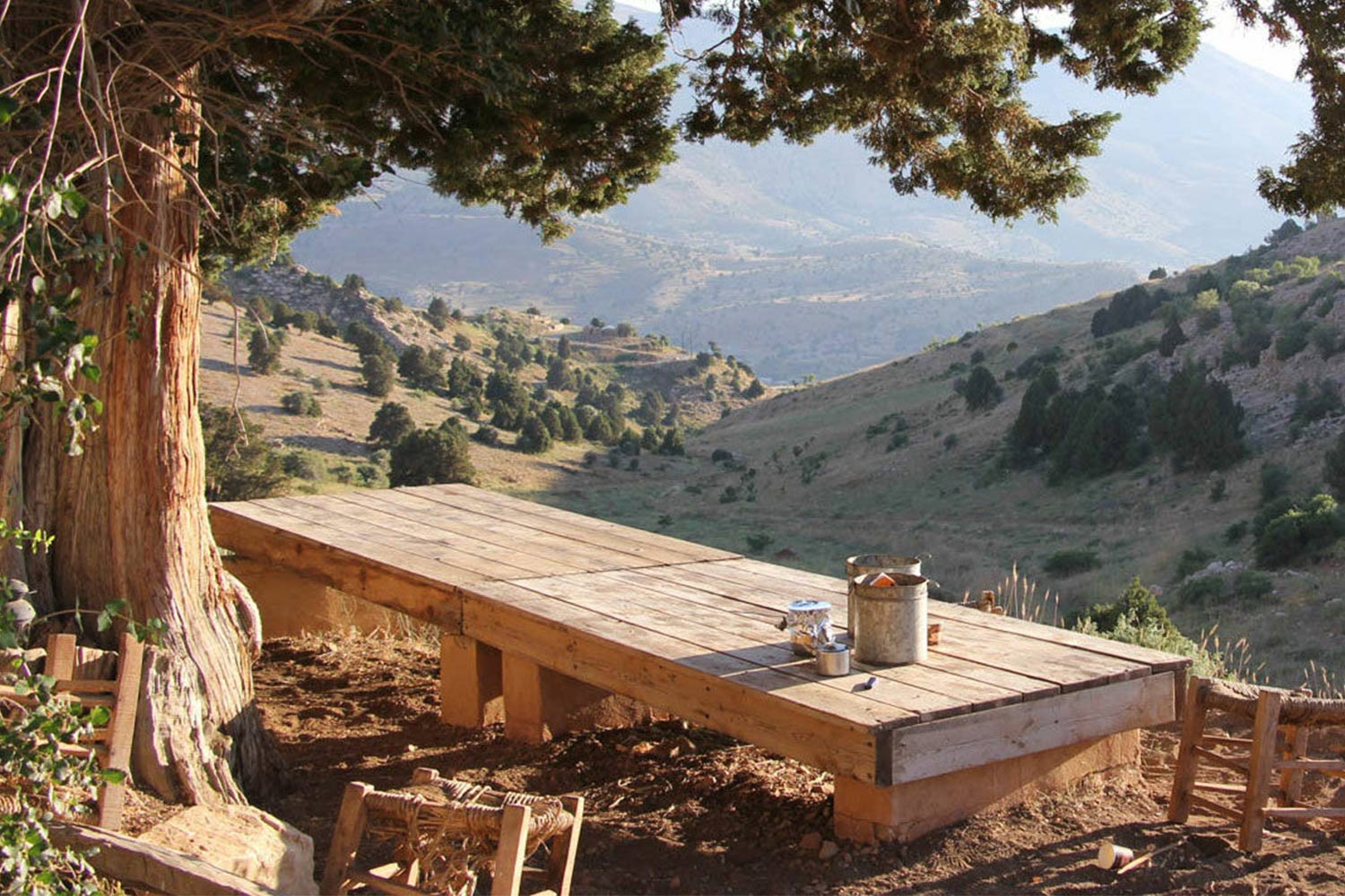 Vinlandet Libanon Vinlandet Libanon, udsigt fra et bjerg til dalen