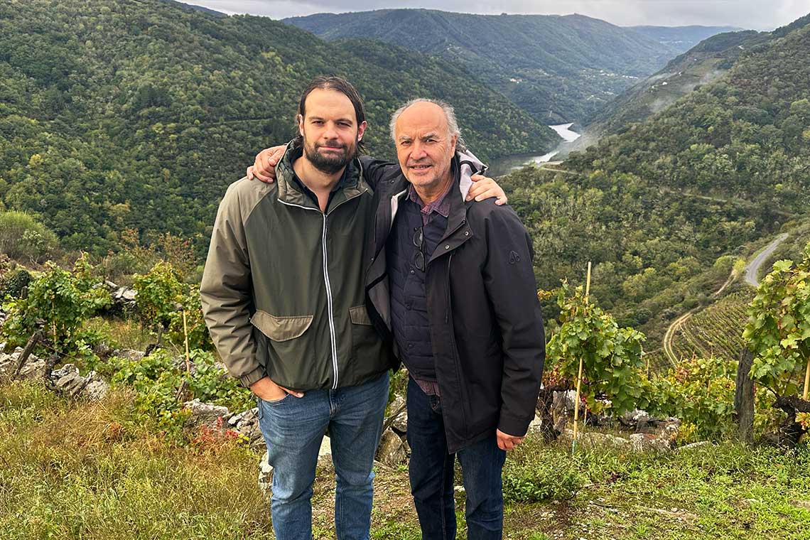 Fabio Algueira und Papa Fernando