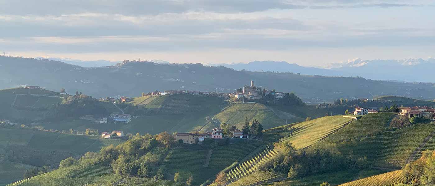Landschaftspanorama Piemont