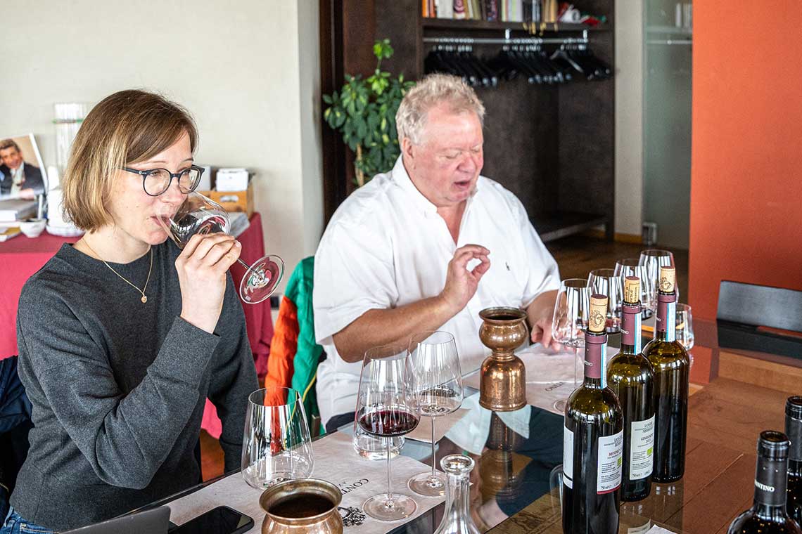 Heiner Lobenberg und Anja Breit bei Conterno-Fantino