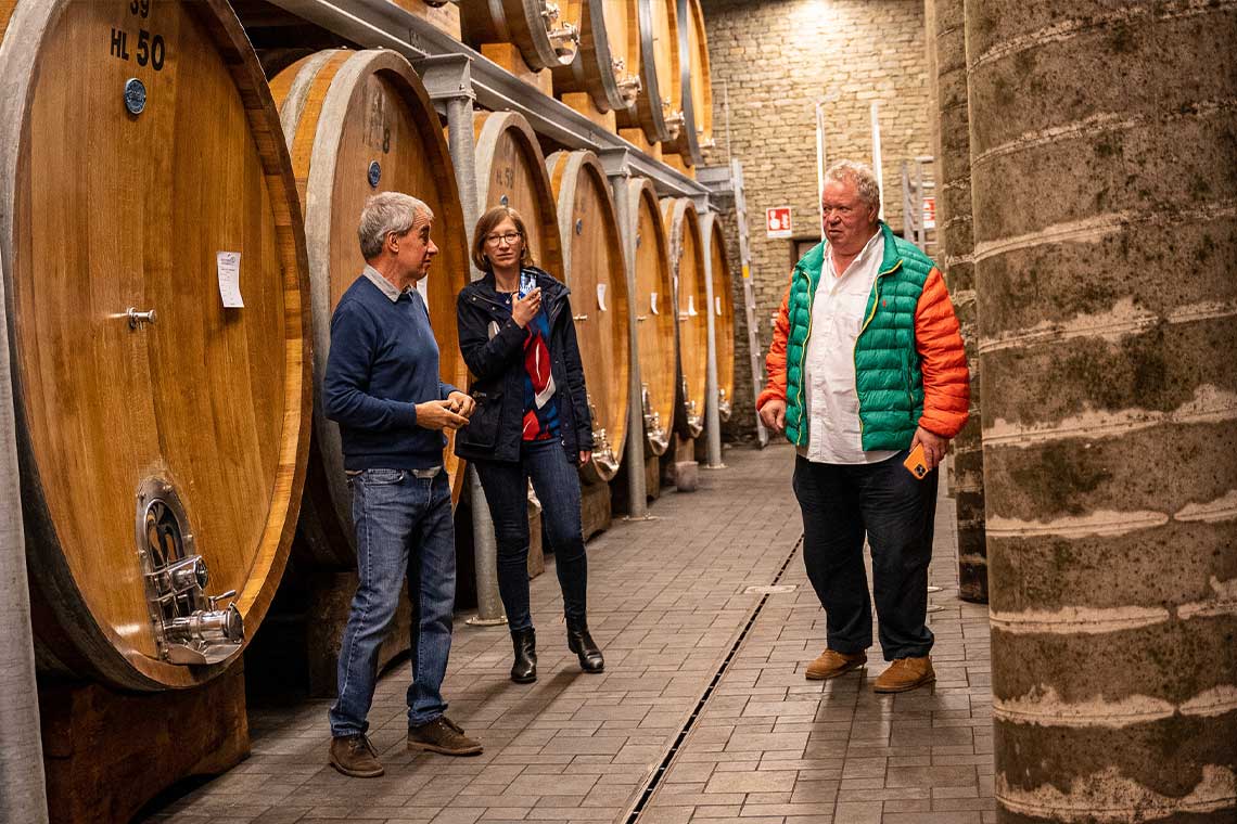 Heiner Lobenberg und Anja Breit zu Besuch bei Produttori del Barbaresco 