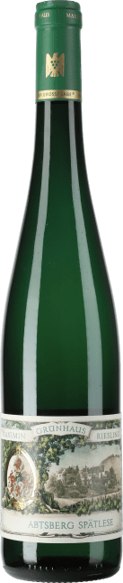 Maximin Grünhaus Riesling Abtsberg Spätlese Große Lage Late Release (fruchtsüß) 2018