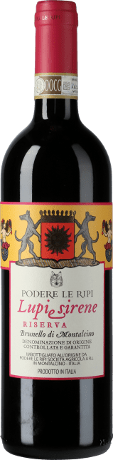 Podere Le Ripi Lupi e Sirene Brunello di Montalcino Riserva 2015