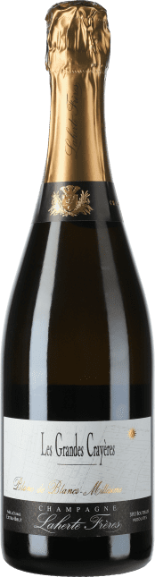Laherte Freres Champagne Les Grandes Crayères Blanc de Blancs Extra Brut Flaschengärung 2018