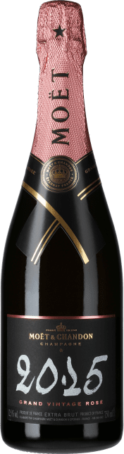 Moët & Chandon Champagne Grand Vintage Rosé Extra Brut in Geschenkpackung Flaschengärung 2015