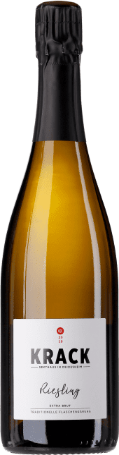 Krack Sekthaus Riesling Sekt Extra Brut Flaschengärung 2019