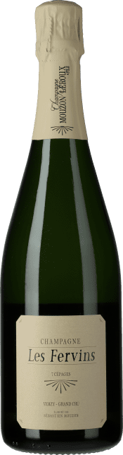 Mouzon-Leroux Champagne Les Fervins 7 Cepages Grand Cru Brut Nature Flaschengärung 2017