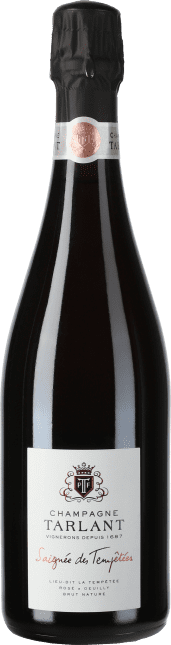 Tarlant Champagne Rosé Saignée de Tempêtées Brut Nature Flaschengärung 2015