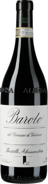 Fratelli Alessandria Barolo del Comune di Verduno 2020