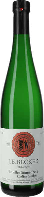 J. B. Becker Riesling Eltviller Sonnenberg Spätlese  (fruchtsüß) 2022