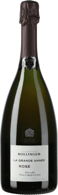 Bollinger Champagne La Grande Année Rosé Flaschengärung 2015