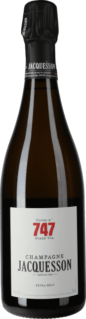Jacquesson Champagne Extra Brut Cuvée 747 Flaschengärung