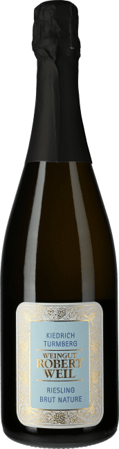 Robert Weil Kiedricher Turmberg Riesling Sekt Brut Nature Flaschengärung 2018