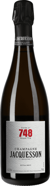 Jacquesson Champagne Extra Brut Cuvée 748 Flaschengärung