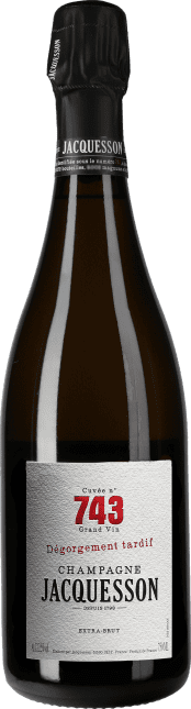 Jacquesson Champagne Cuvée 743 Degorgement Tardif Extra Brut Flaschengärung